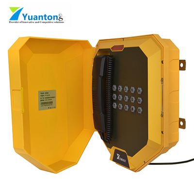 comprar A montagem industrial amarela do telefone de Voip da entrada dos ethernet ajustou o cabo de aço Fabricação em linha
