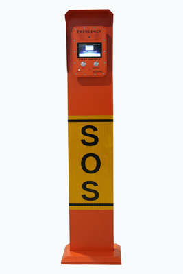 comprar O vândalo resistente do telefone do intercomunicador da emergência de VoIP da borda da estrada impermeabiliza a montagem da coluna do telefone do SOS Fabricação em linha