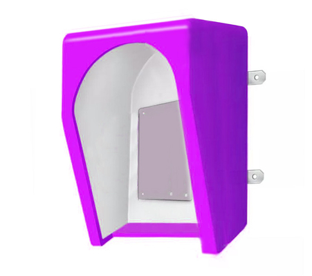 comprar Capa acústica do telefone de Hood Telephone Booths Dustproof Acoustic do telefone resistente do vândalo Fabricação em linha