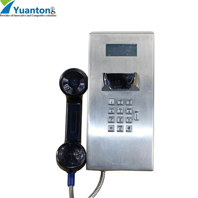comprar Telefone público de aço laminado DC12V da prova do vândalo da linha de apoio ao cliente completo - duplex para a cadeia Fabricação em linha