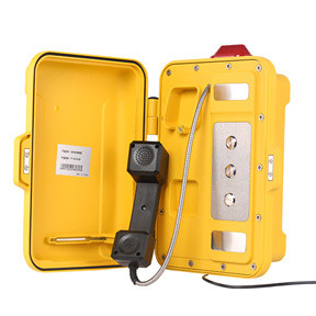 comprar Telefone analógico resistente IP68 à prova de poeira Telefones à prova de intempéries Fabricação em linha