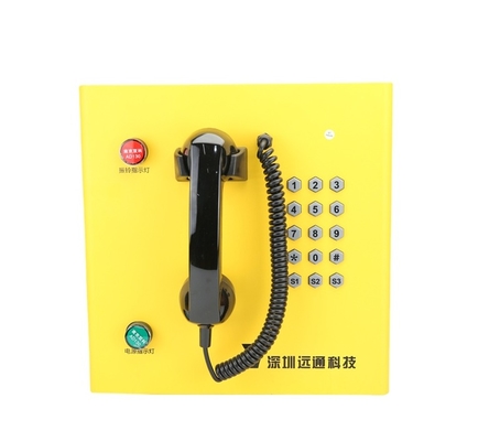 comprar Telefone de mineração VoIP de 30W com teclado completo e luz de indicador em funcionamento Fabricação em linha