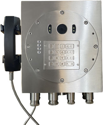 comprar Aço inoxidável industrial resistente a chamas e explosões telefone com câmera China fábrica Fabricação em linha