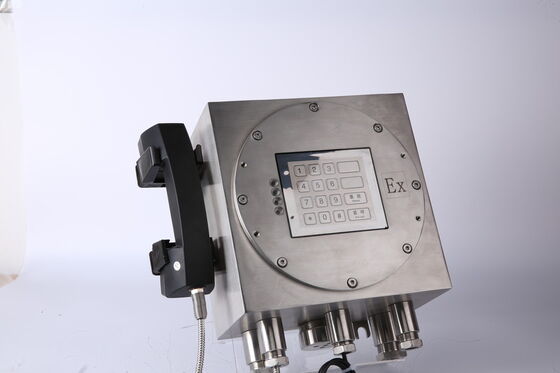 comprar Telefone à prova de explosão com proteção IP66, versões analógica e SIP e caixa de liga de alumínio para ambientes perigosos Fabricação em linha