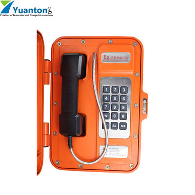 comprar Telefone Industrial à Prova de Explosão Zona 1 Zona 2 Iib IP67 Proteção 30W Amplificador Embutido Fabricação em linha