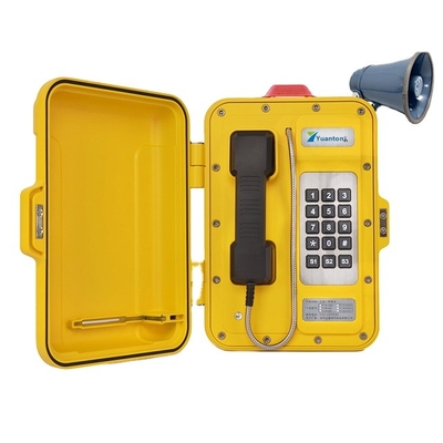 comprar Avaliação impermeável IP68 dos telefones 80dB à prova de intempéries exteriores amarelos Fabricação em linha