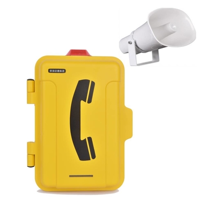comprar telefones industriais à prova d'água com alto-falante voip e versões analógicas disponíveis Fabricação em linha