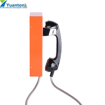 comprar Telefone de aço inoxidável da prova do vândalo da cadeia da emergência à prova de intempéries para o banco Fabricação em linha