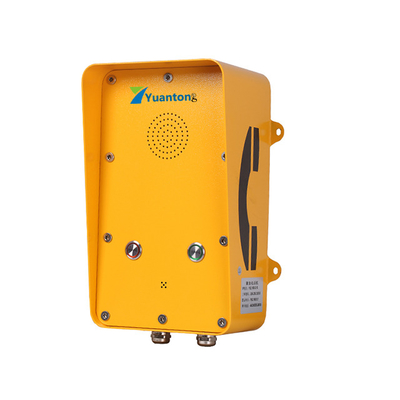 30W Max Amplificador Construído em Telefone Industrial DC 12V / AC 220V Material de habitação para soluções de comunicação industrial