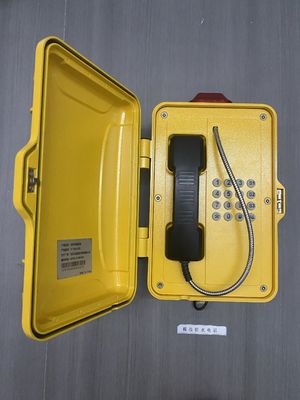 IP68 Analogue Industrial Weatherproof VoIP Outdoor Telephone com amplificador incorporado de 30W max e POE opcional