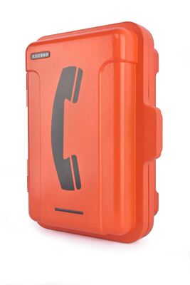 Telefone à prova de explosão com caixa de liga de alumínio, forte cancelamento de ruído e amplificador incorporado de 30W para áreas perigosas