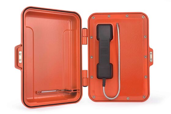 Teléfono à prova de explosão de alumínio com cancelamento de ruído forte e amplificador incorporado de 30W